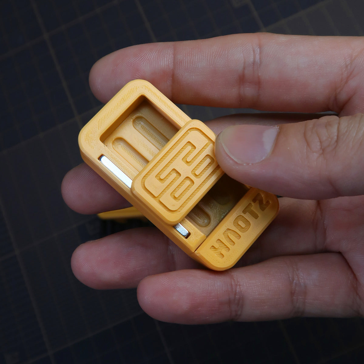 HAOTZ Pop-Mouse Slider decompression mechanical push card EDC toy pushbutton ding ding decompression toy black technologytrendy decompression toy