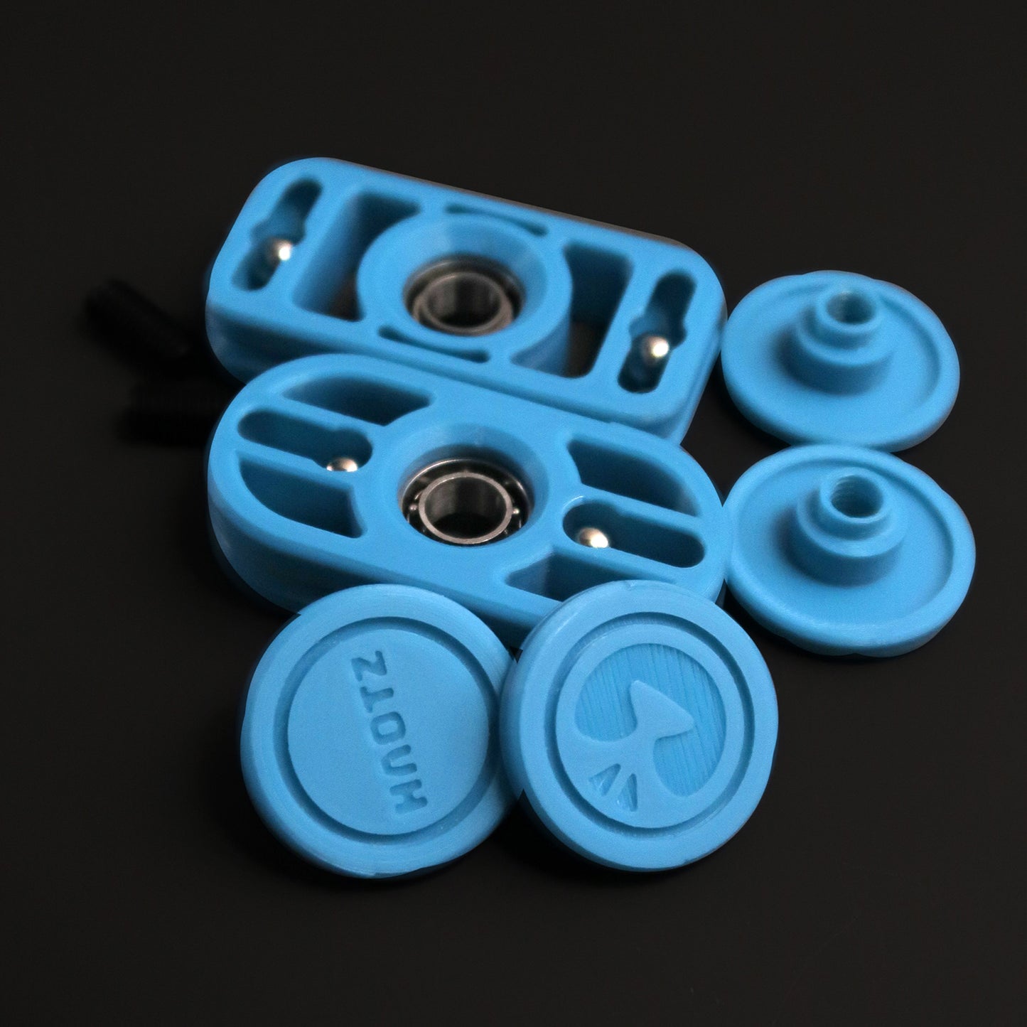 HAOTZ Cube-Round Core Spinner | Geometric Fidget Spinner