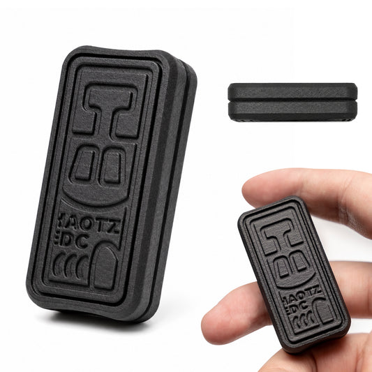 HAOTZEDC Fidget Slider, Trackless Magnetic EDC Fidget Toy, Nylon Free-Floating Push Slider for Adults Stress Relief