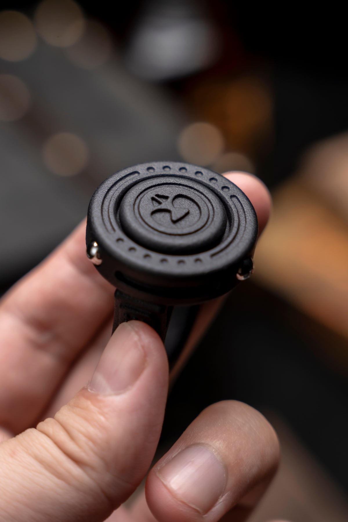 HAOTZEDC RingCore Nylon Fidget Spinner Ring – One-Handed EDC Toy