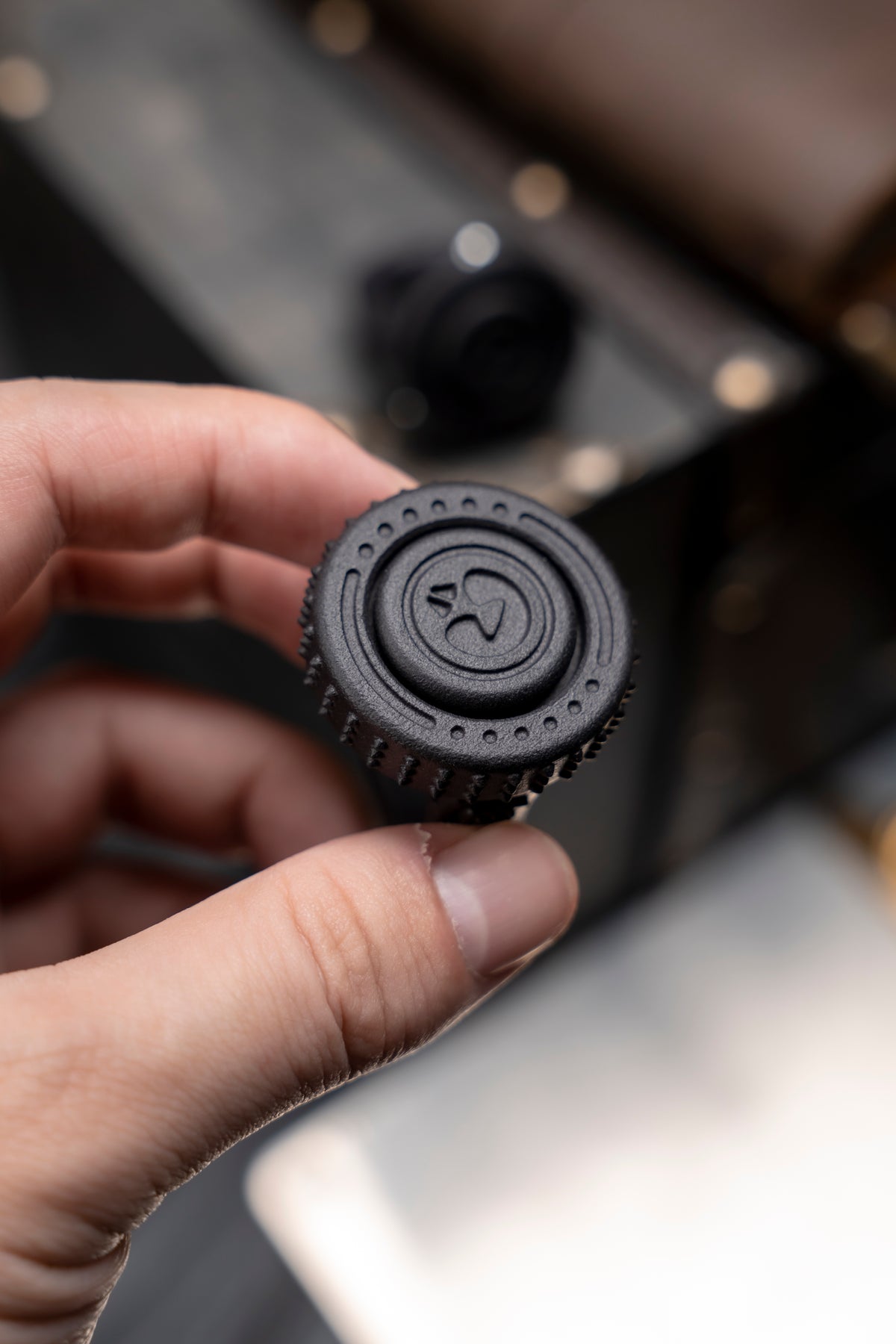 HAOTZEDC RingCore Nylon Fidget Spinner Ring – One-Handed EDC Toy
