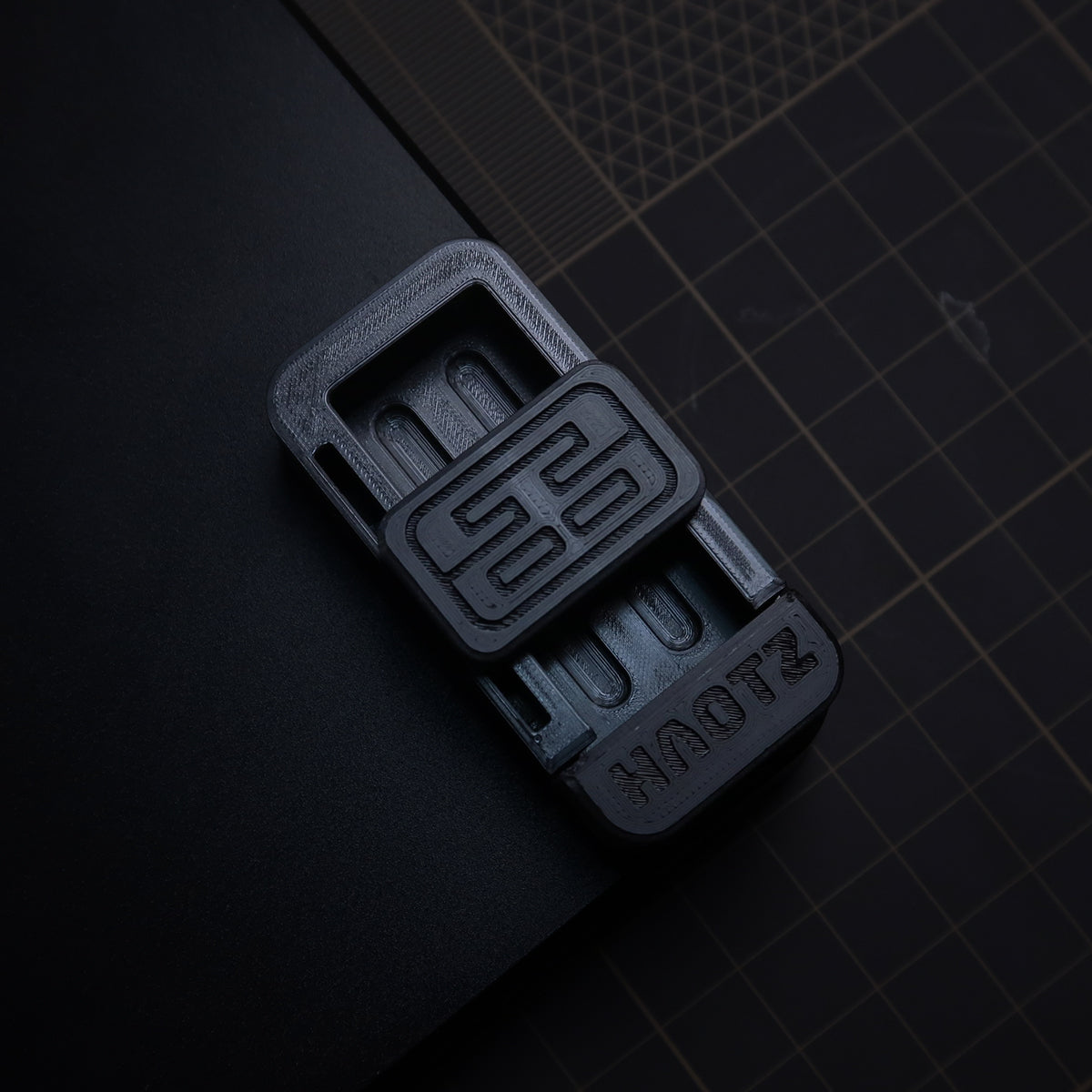 HAOTZ Pop-Mouse Slider decompression mechanical push card EDC toy pushbutton ding ding decompression toy black technologytrendy decompression toy