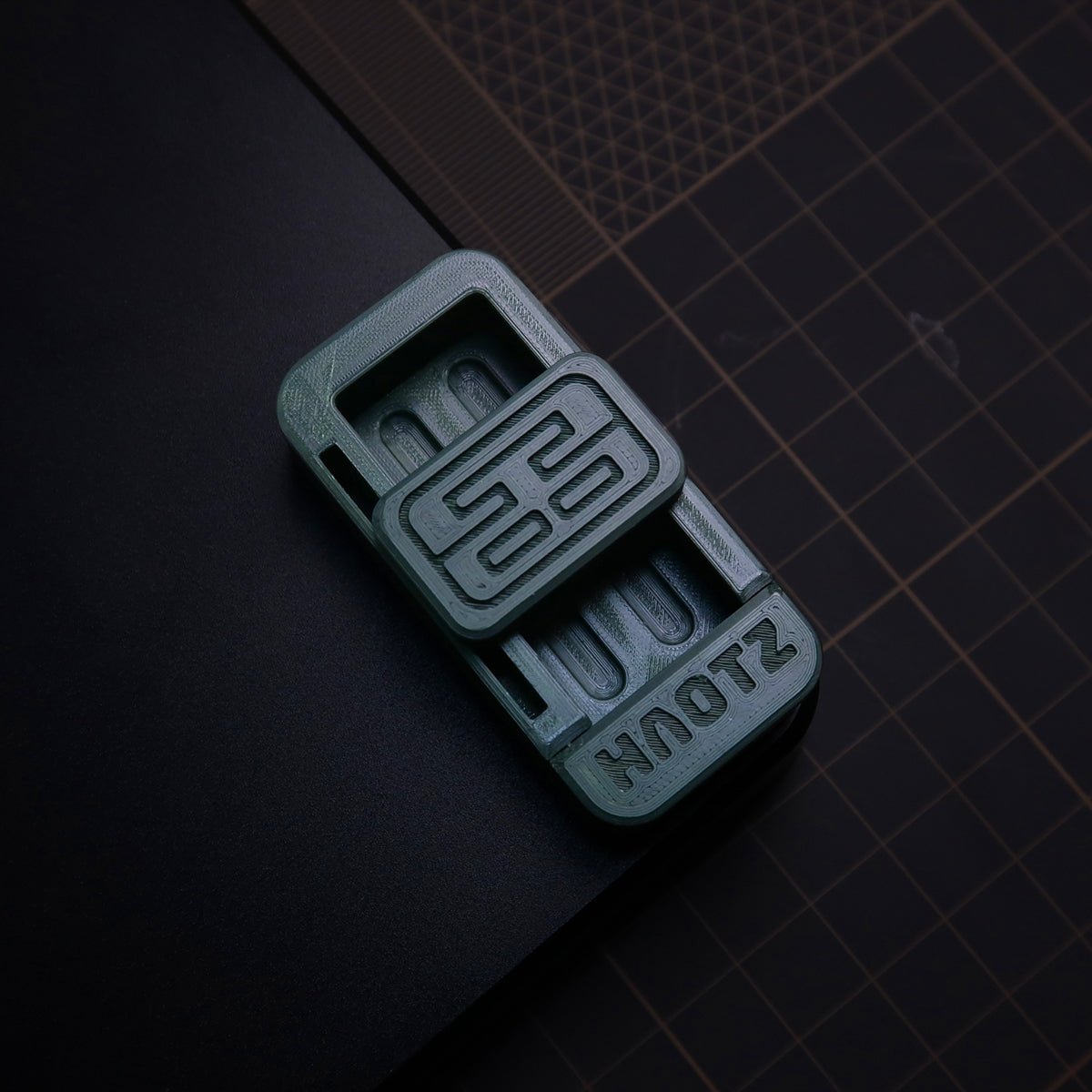 HAOTZ Pop-Mouse Slider decompression mechanical push card EDC toy pushbutton ding ding decompression toy black technologytrendy decompression toy