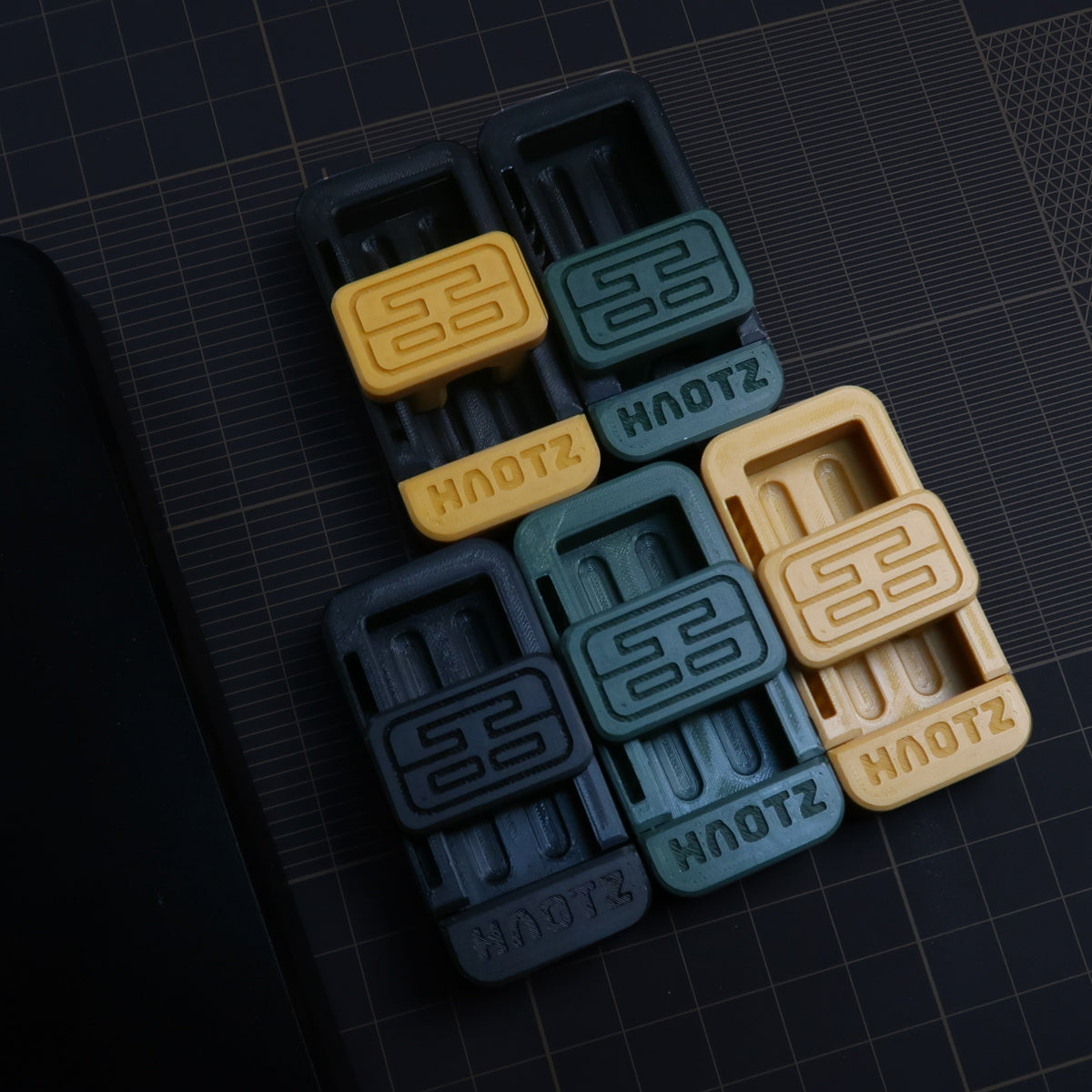 HAOTZ Pop-Mouse Slider decompression mechanical push card EDC toy pushbutton ding ding decompression toy black technologytrendy decompression toy