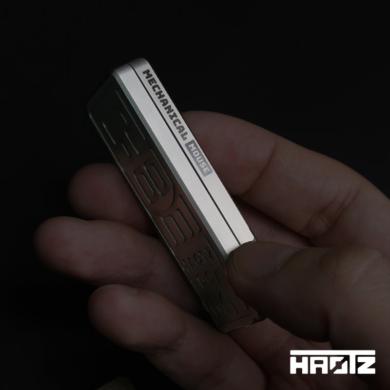 HAOTZ Metal Mechanical Mouse – Precision Engineering for an Unmatched Stress-Relief Experience