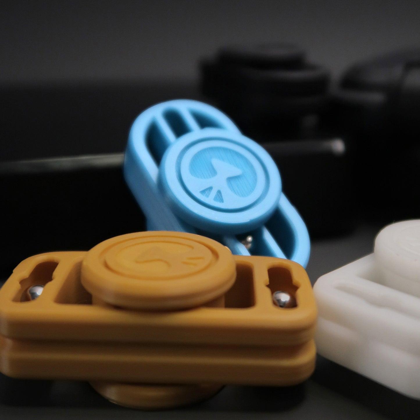 HAOTZ Cube-Round Core Spinner | Geometric Fidget Spinner